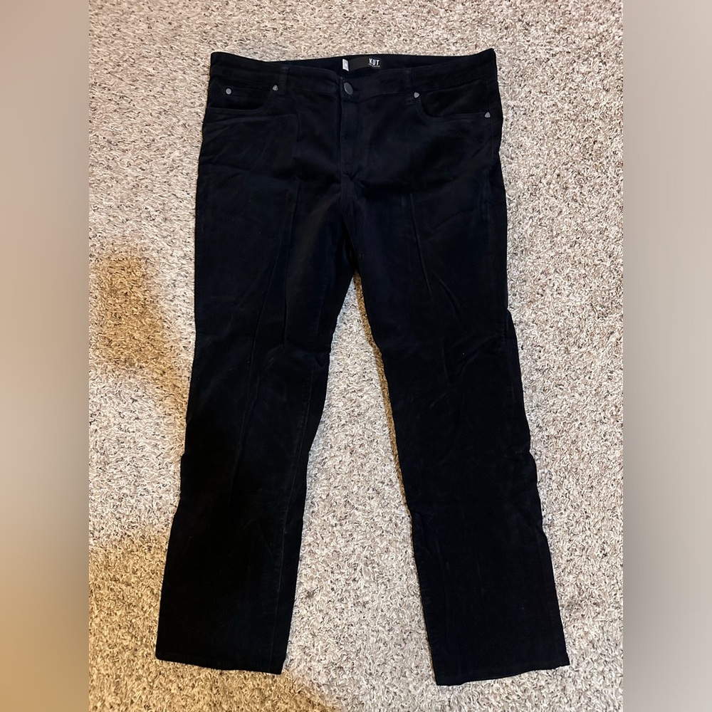 Kut from the Kloth Stretch Twill Catherine Boyfriend pants black size 16